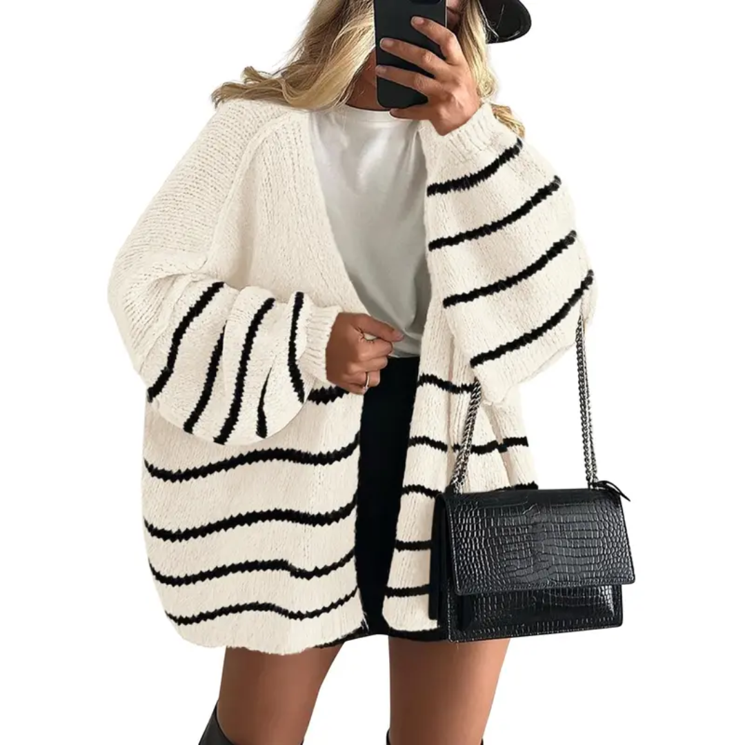 WINONA™ | Cozy Oversized Lantern Sleeve Cardigan