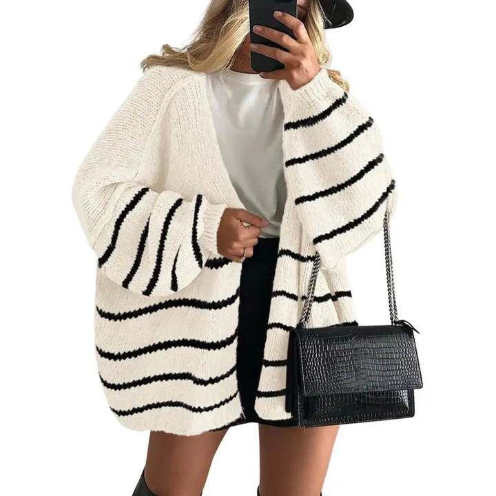 WINONA™ | Cozy Oversized Lantern Sleeve Cardigan