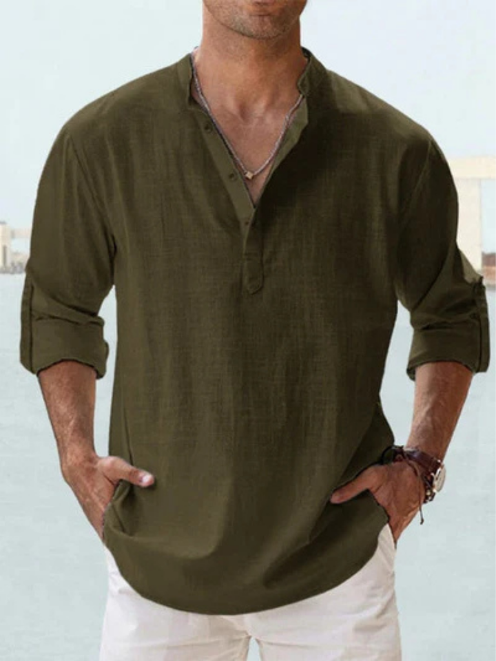 Terry | Breathable Linen Shirt