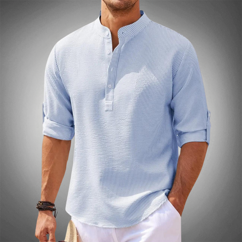 Bellagio | Henley Linen Shirt