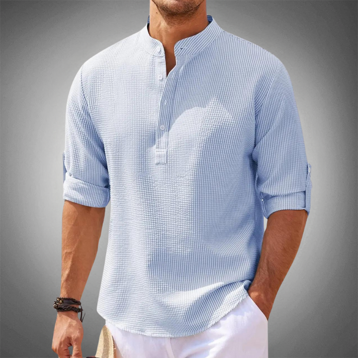 Bellagio | Henley Linen Shirt
