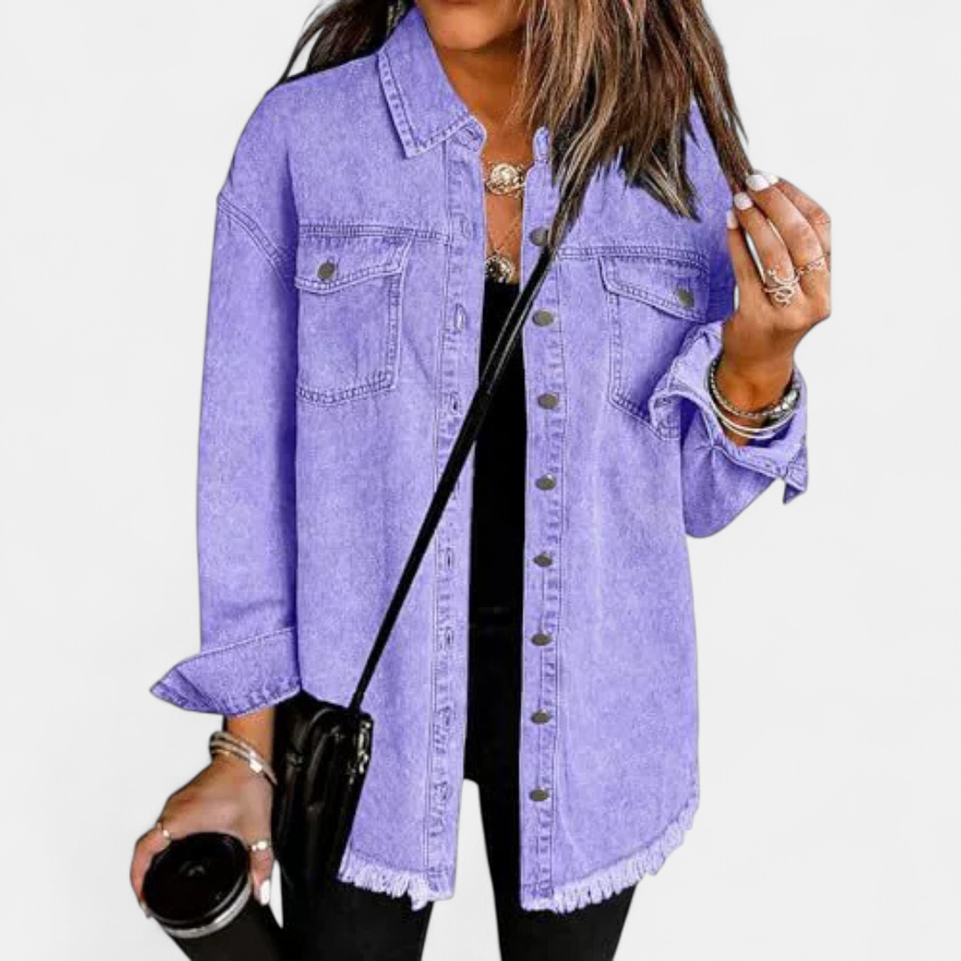 BREXLEY™ – Soft Brushed Casual Denim Jacket