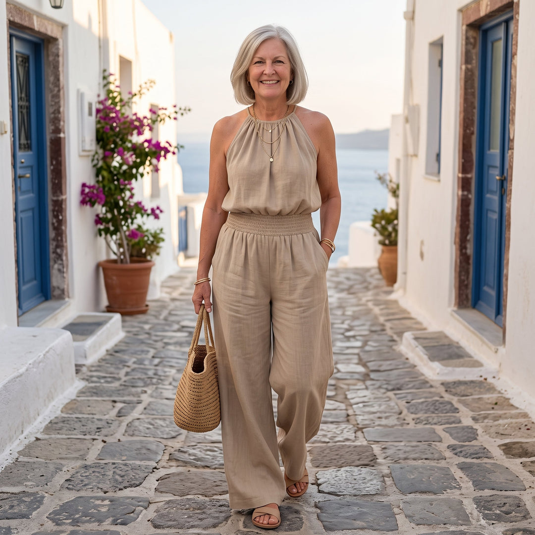 Valerie | Elegant Jumpsuit with Halter Neck