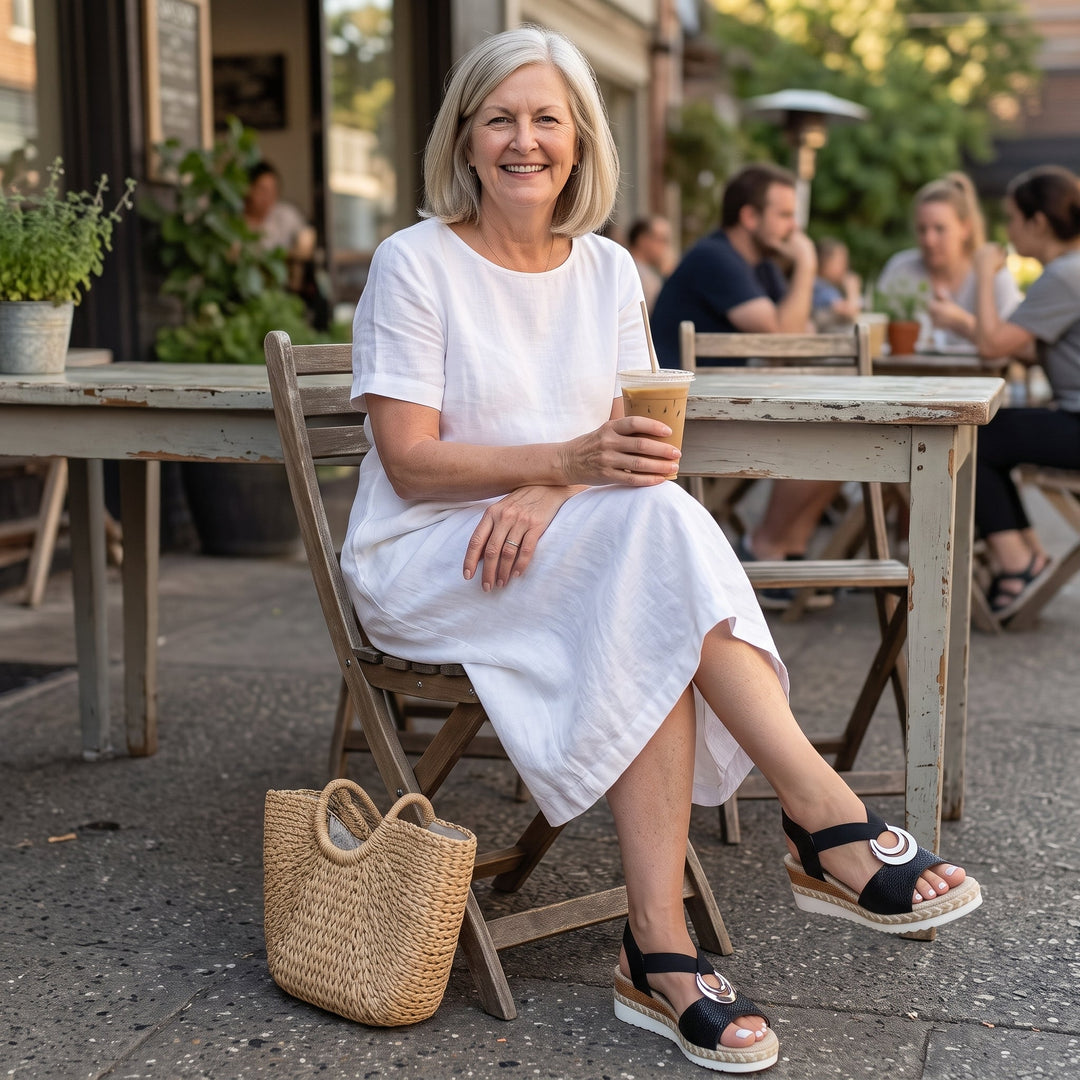 Ophelia | Orthopedic Cushioned Wedge Sandals