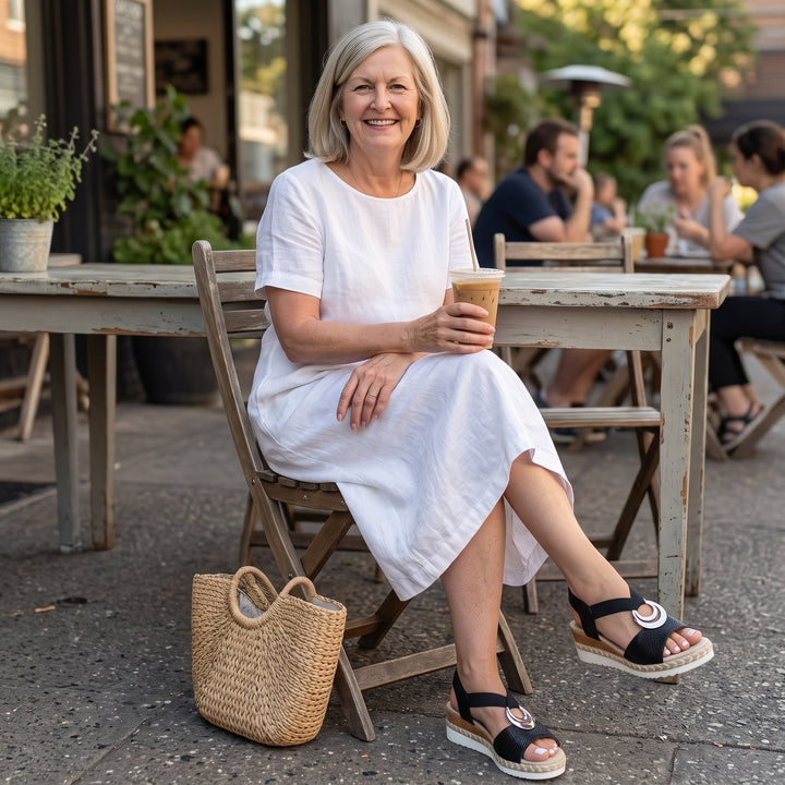 Ophelia | Orthopedic Cushioned Wedge Sandals
