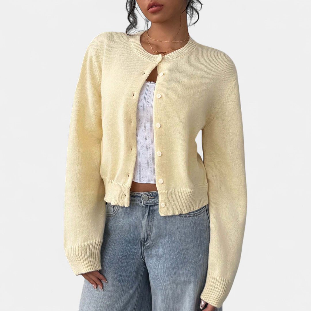 FABLE™ | Cozy Button-Front Knit Cardigan