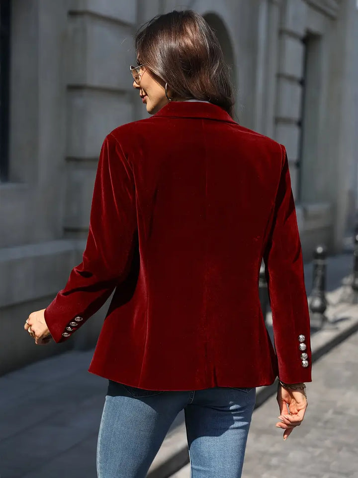 Kelly™ - Elegant Velvet Blazer