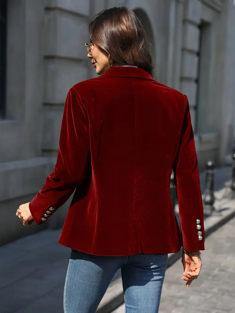 Kelly™ Elegant Velvet Blazer