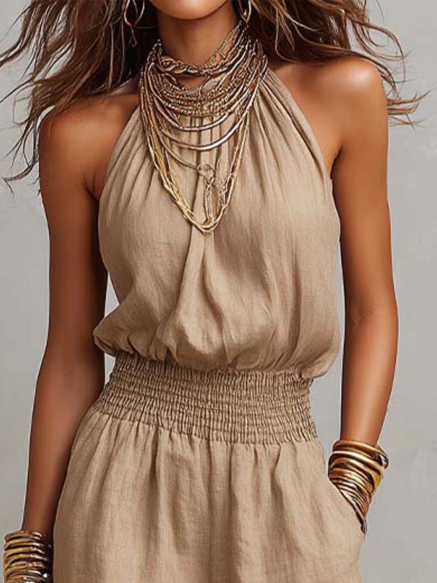 Valerie | Elegant Jumpsuit with Halter Neck