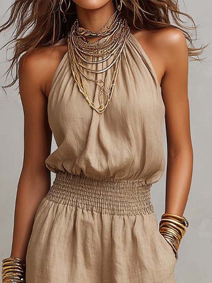 Valerie | Elegant Jumpsuit with Halter Neck