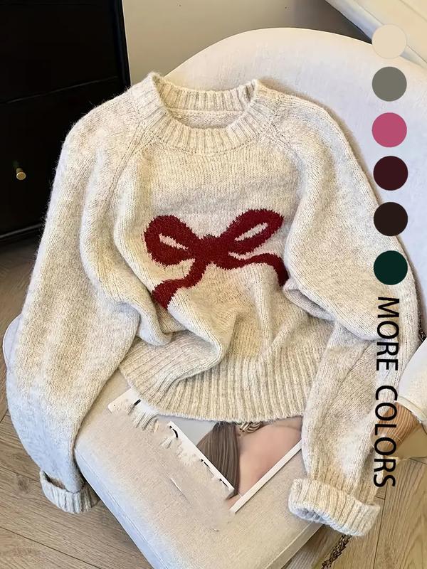 GRACIE™ | Elegant Bow Knit Sweater for Fall & Winter Fashion