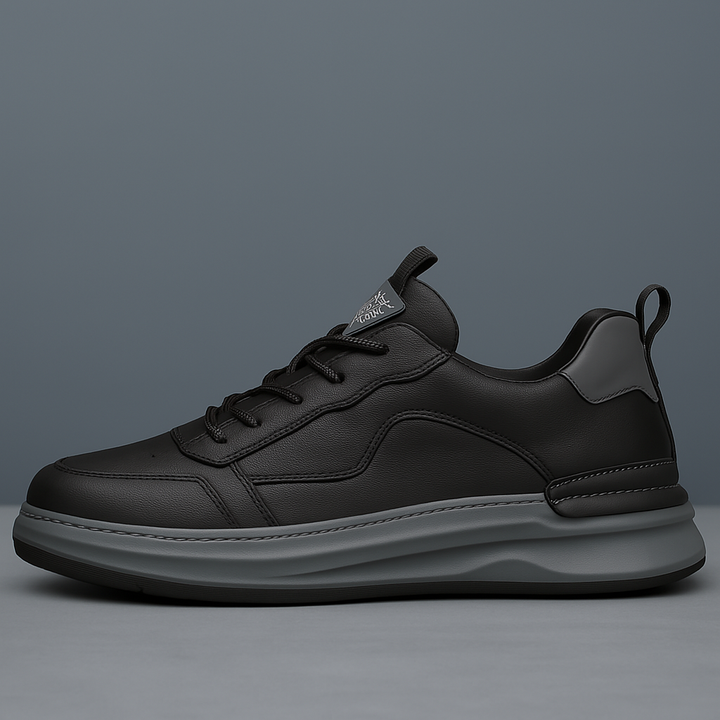 Nero | Italiana Genuine Leather Sneakers