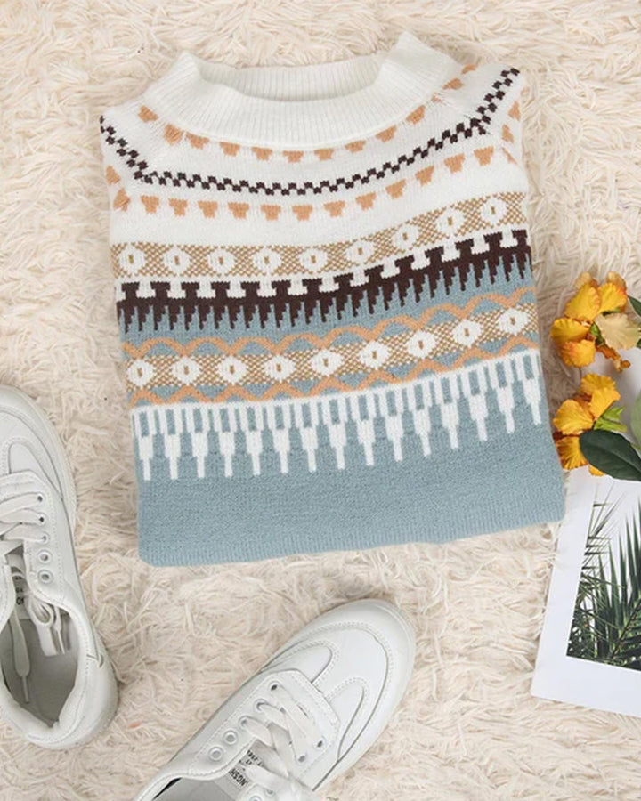 AVERY™ | Fair Isle Knit Sweater