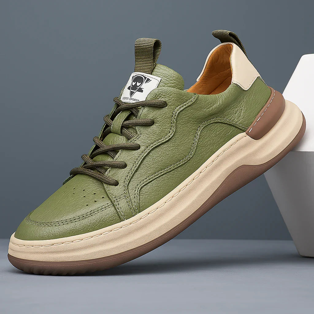 Nero | Italiana Genuine Leather Sneakers