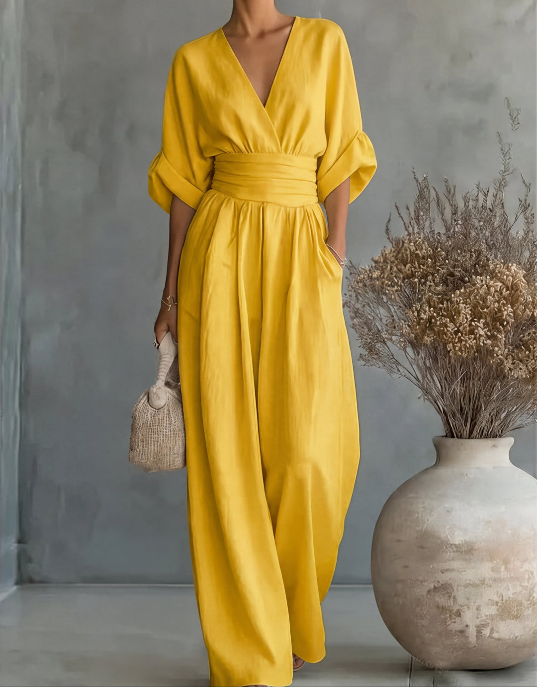 Elise | Elegant Fluid Jumpsuit