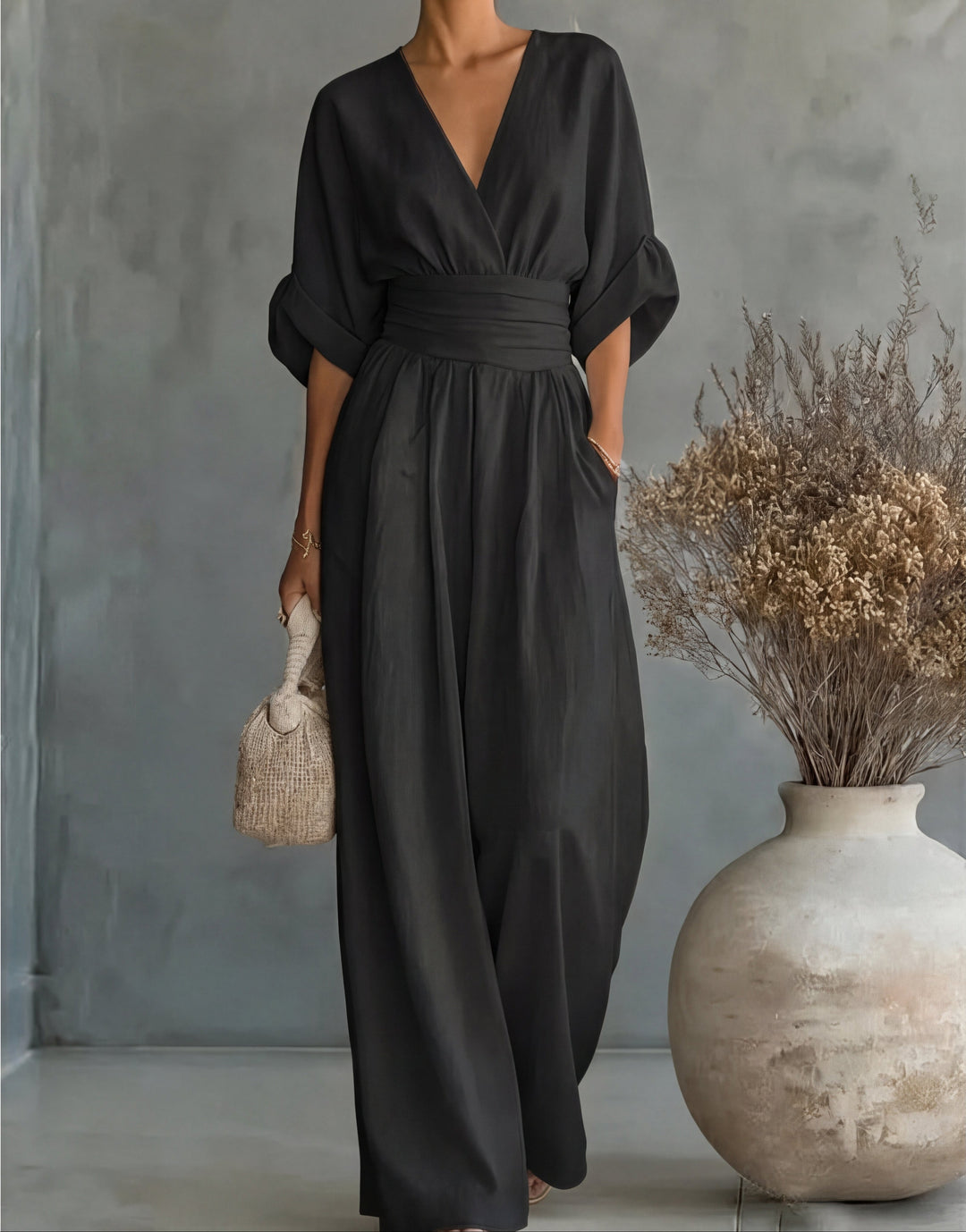 Elise | Elegant Fluid Jumpsuit