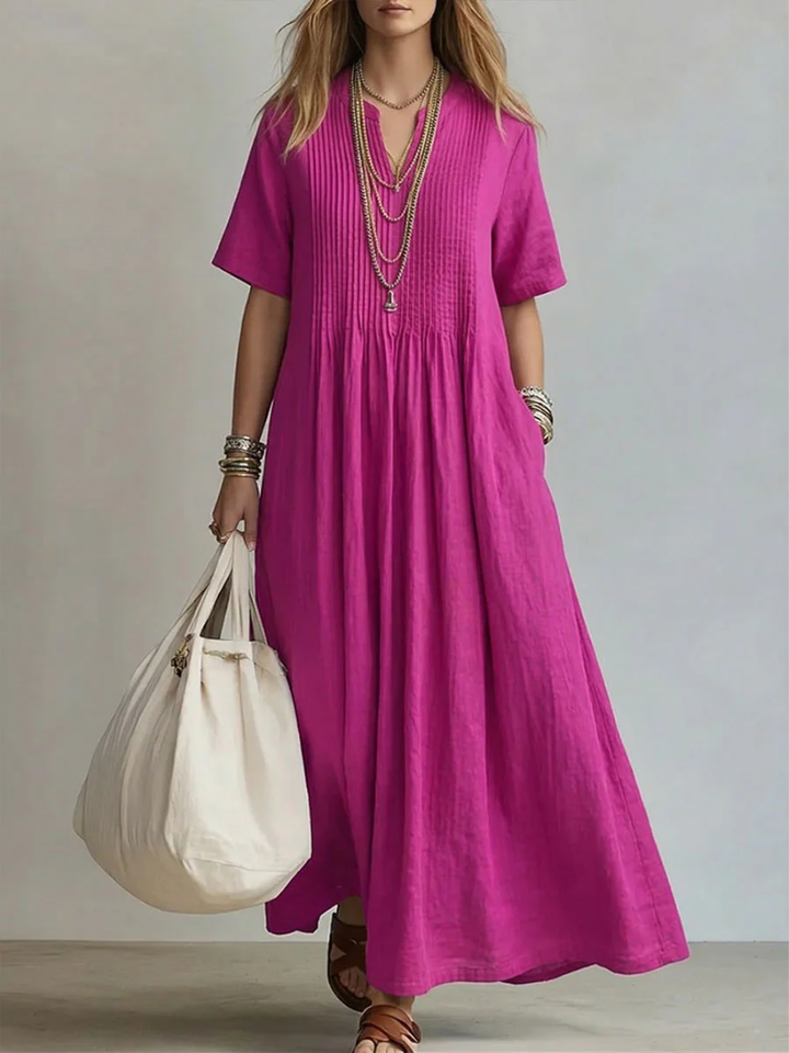 Isabelle | Pleated Dress