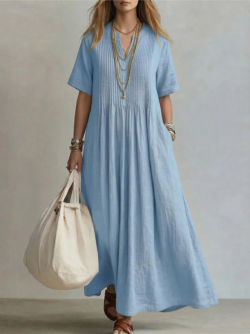 Isabelle | Pleated Dress