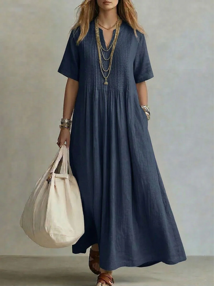 Isabelle | Pleated Dress