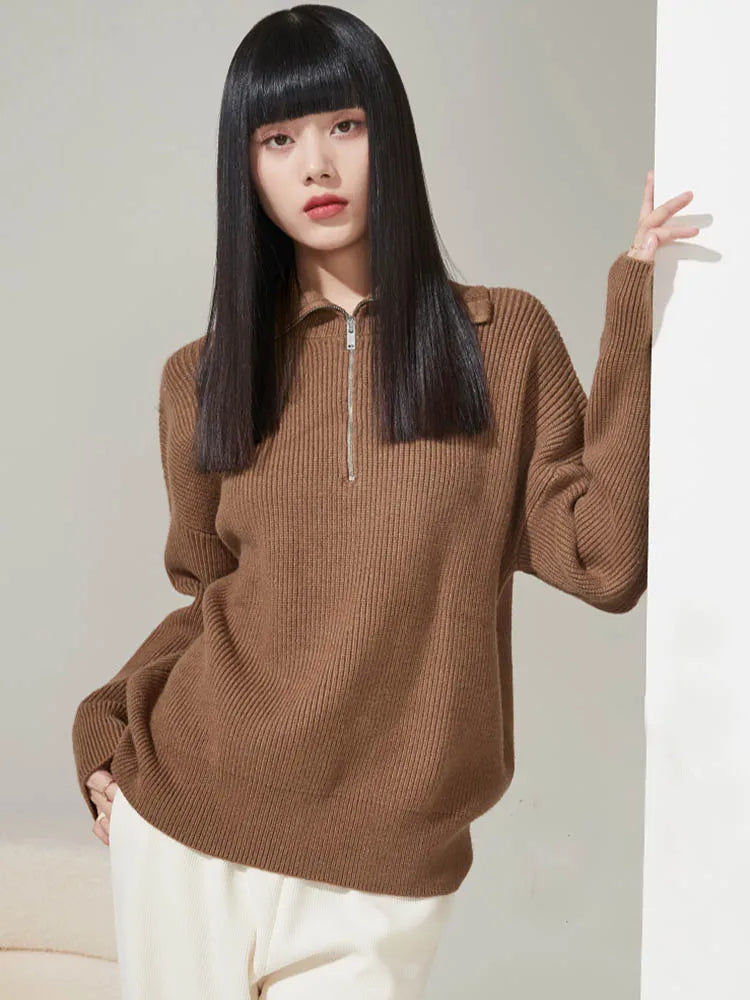 ELODIE™ | Comfy Half-Zip Sweater