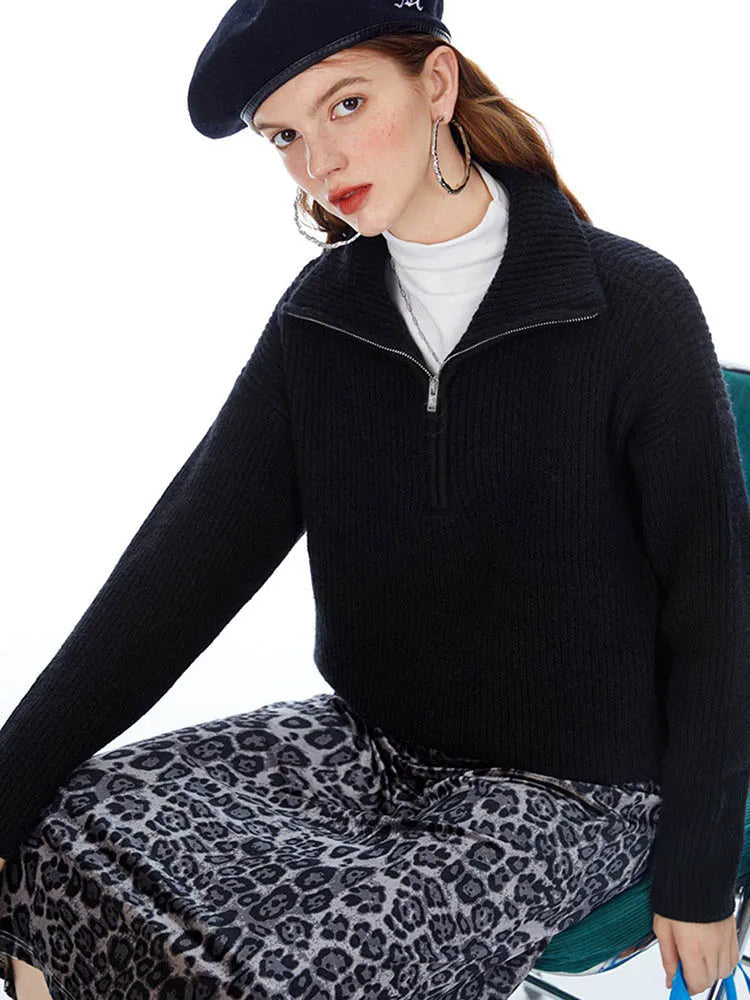 ELODIE™ | Comfy Half-Zip Sweater