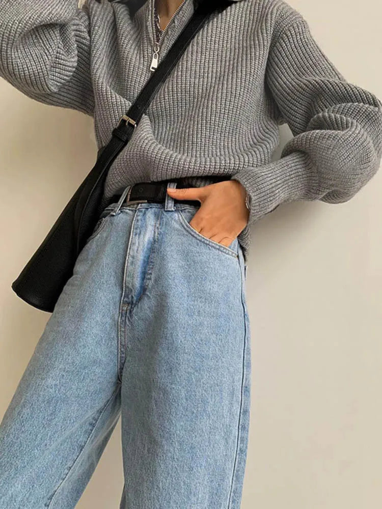 ELODIE™ | Comfy Half-Zip Sweater