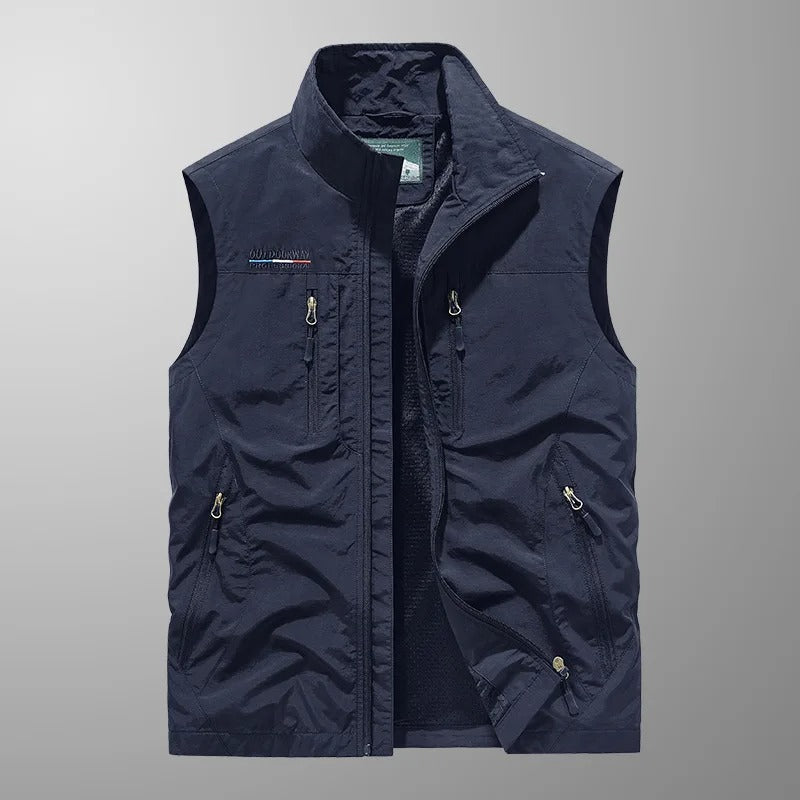 Miguel | Breathable Utility Vest with Multiple Pockets