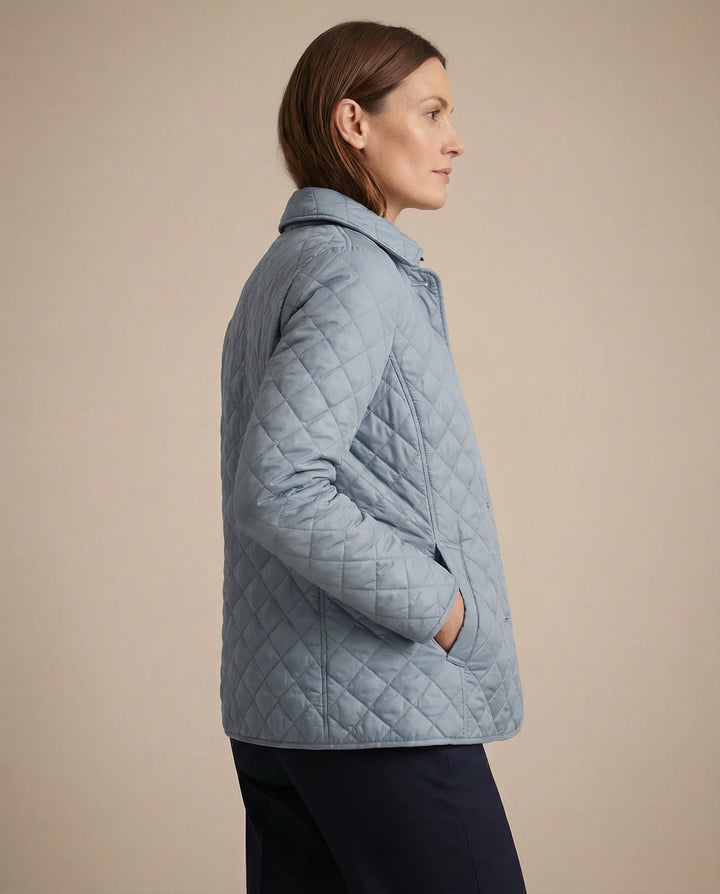 Olive™ Quilted Button-Up Jacket