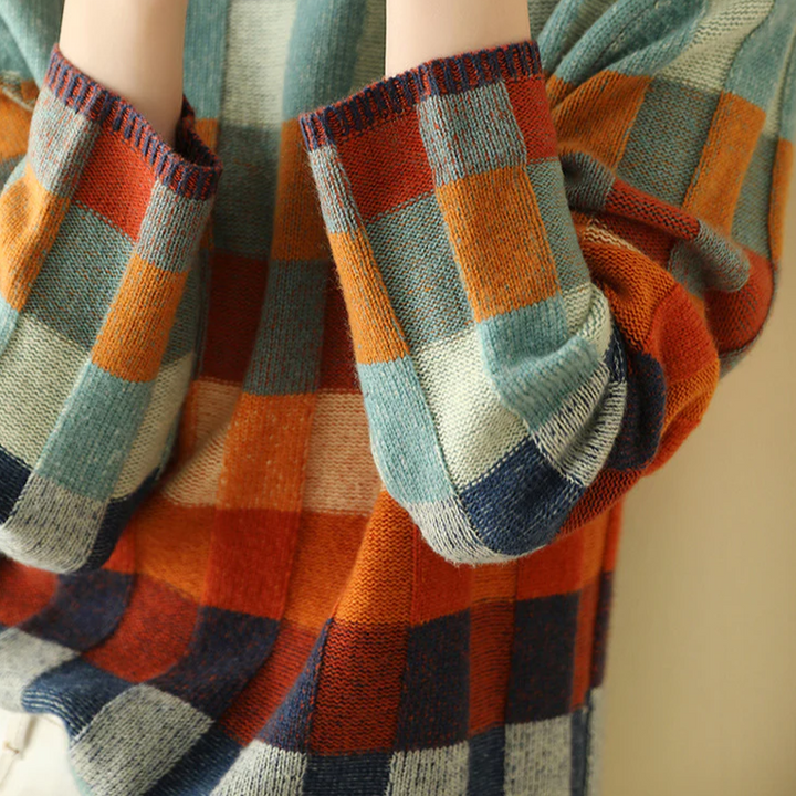 MIA™ | Retro-Inspired Plaid Sweater