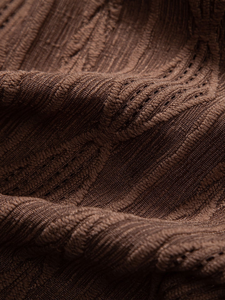 Carlos | Geometric Jacquard Cuban Shirt