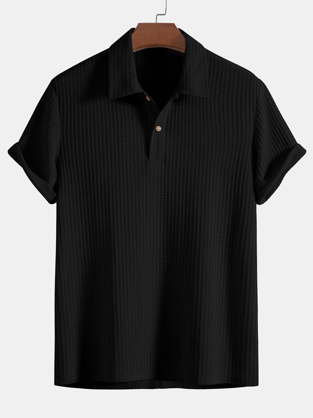 Dwyane | Knitted Waffle Polo