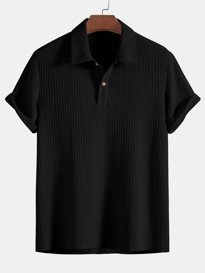 Dwyane | Knitted Waffle Polo
