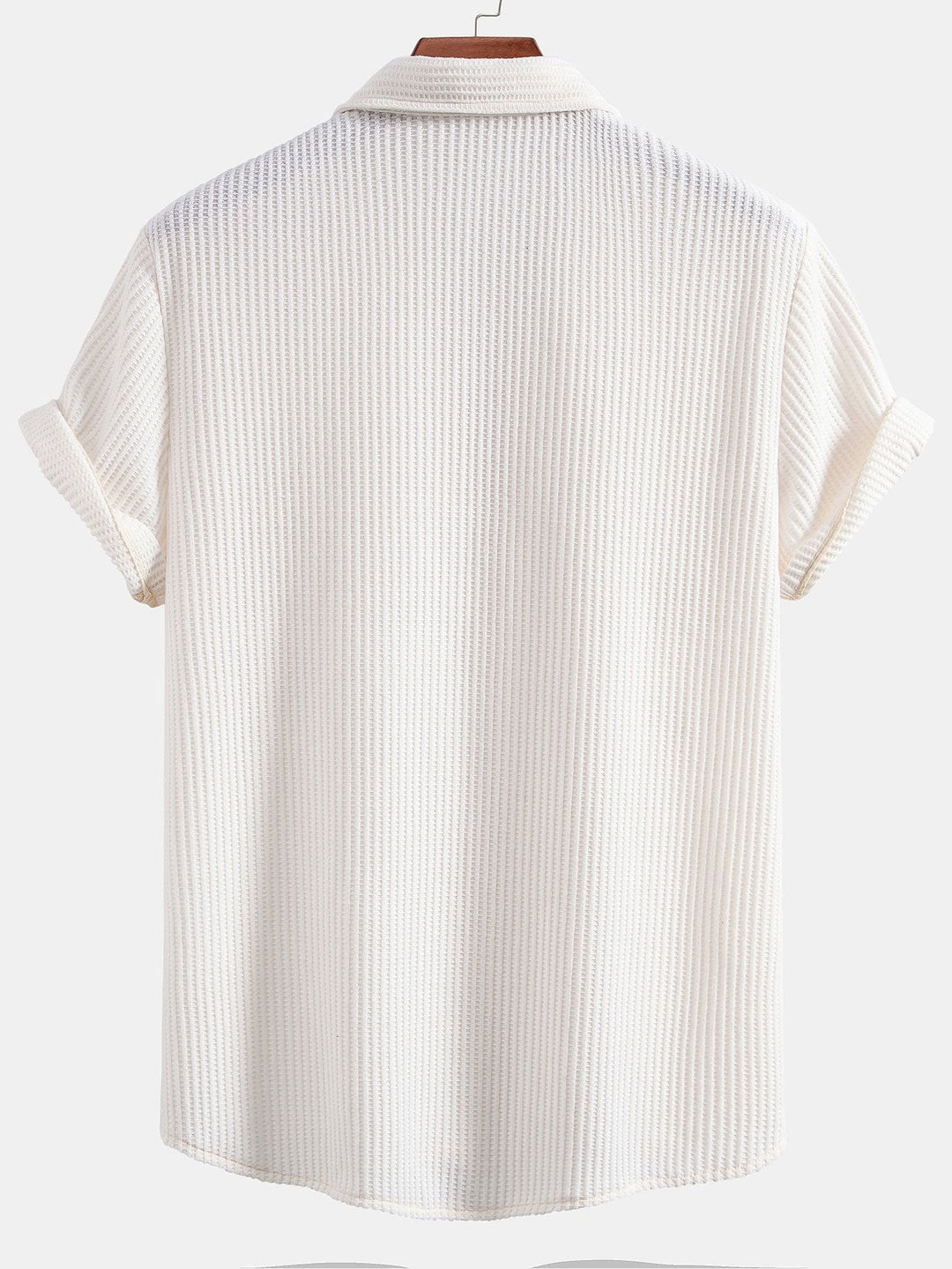 Shabazz | Button-Up Waffle Shirt