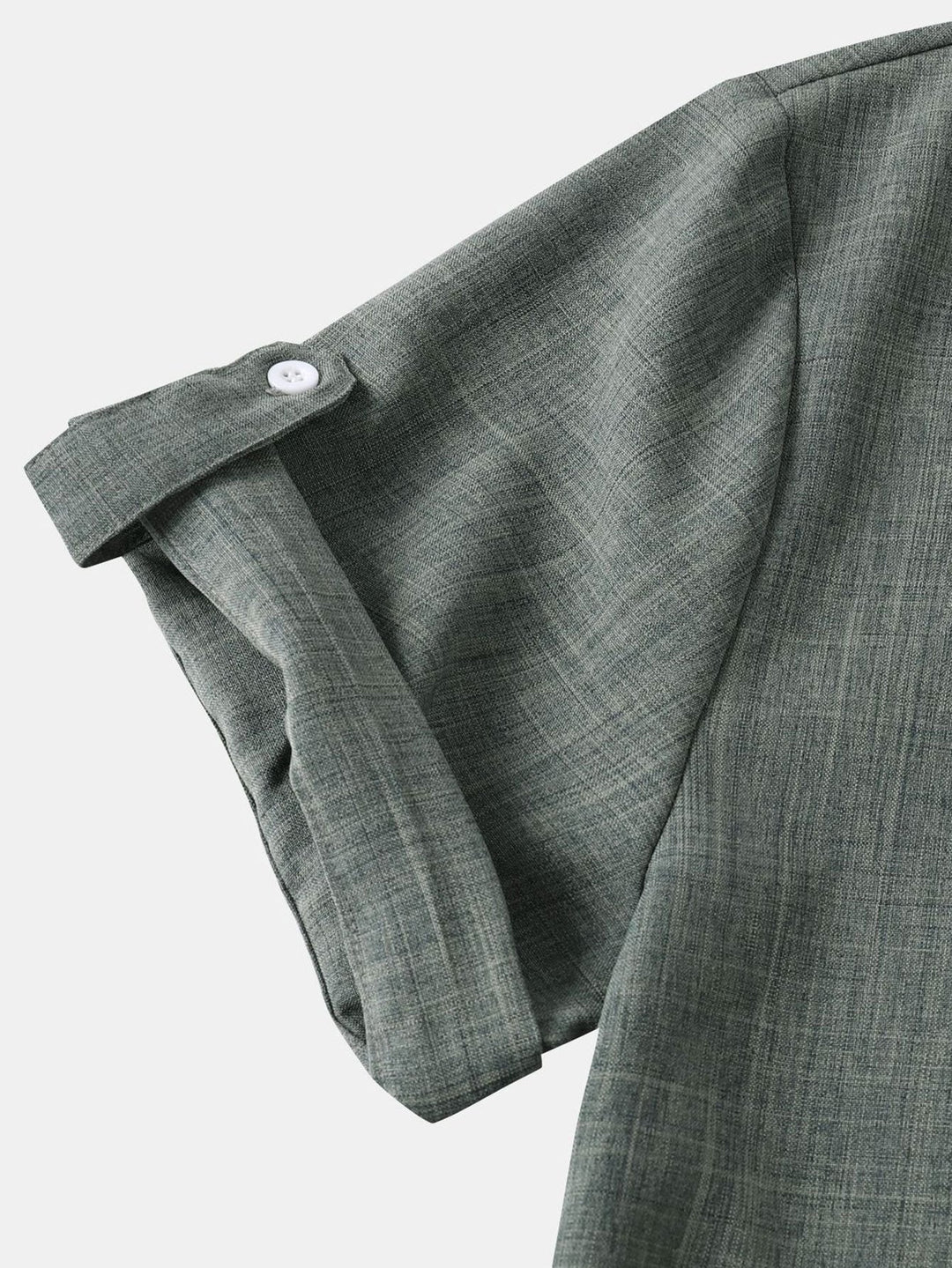 Pete | Short Sleeve Linen Henley Shirt