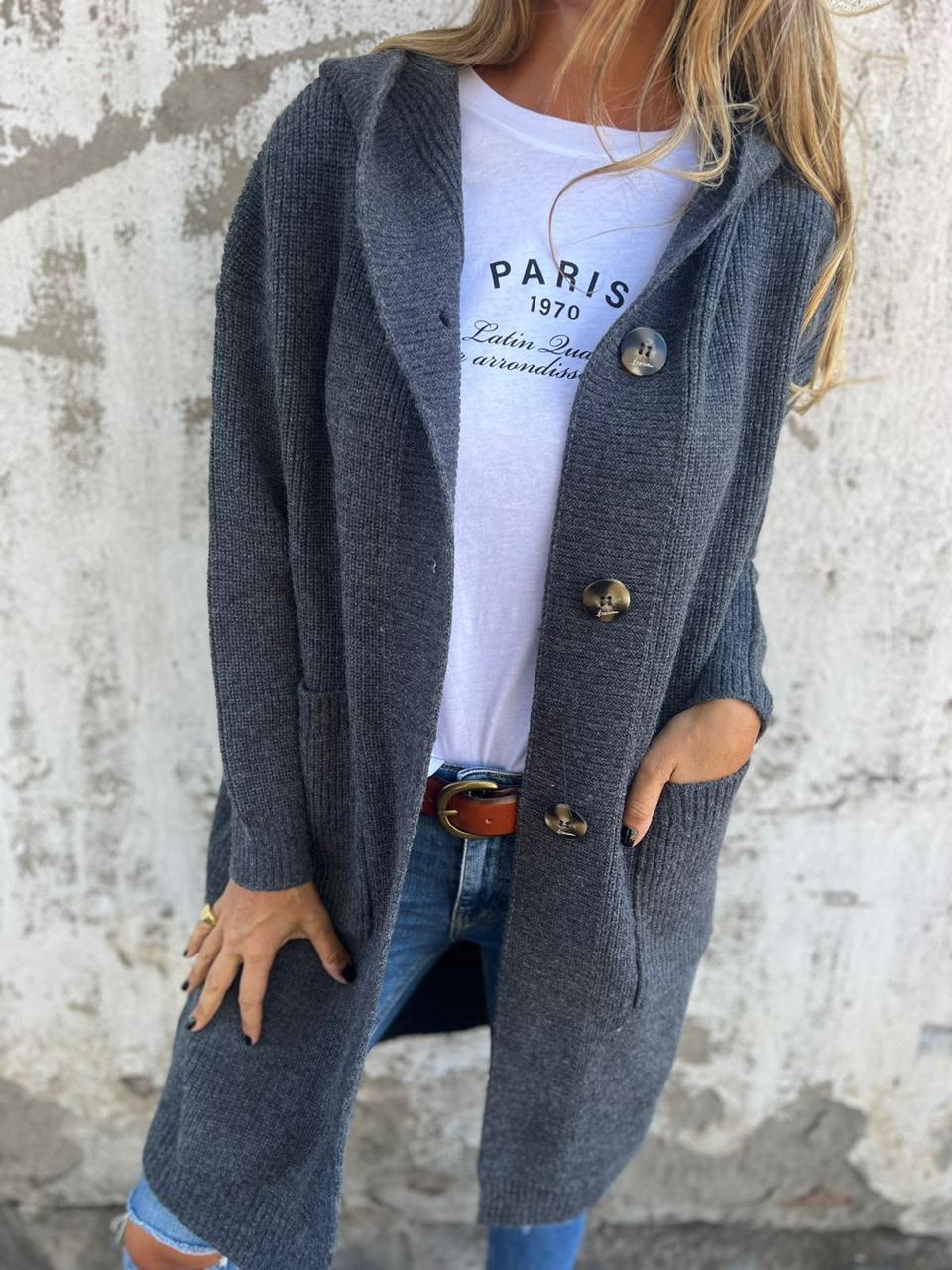VERONICA™ | Chic Long Knit Cardigan