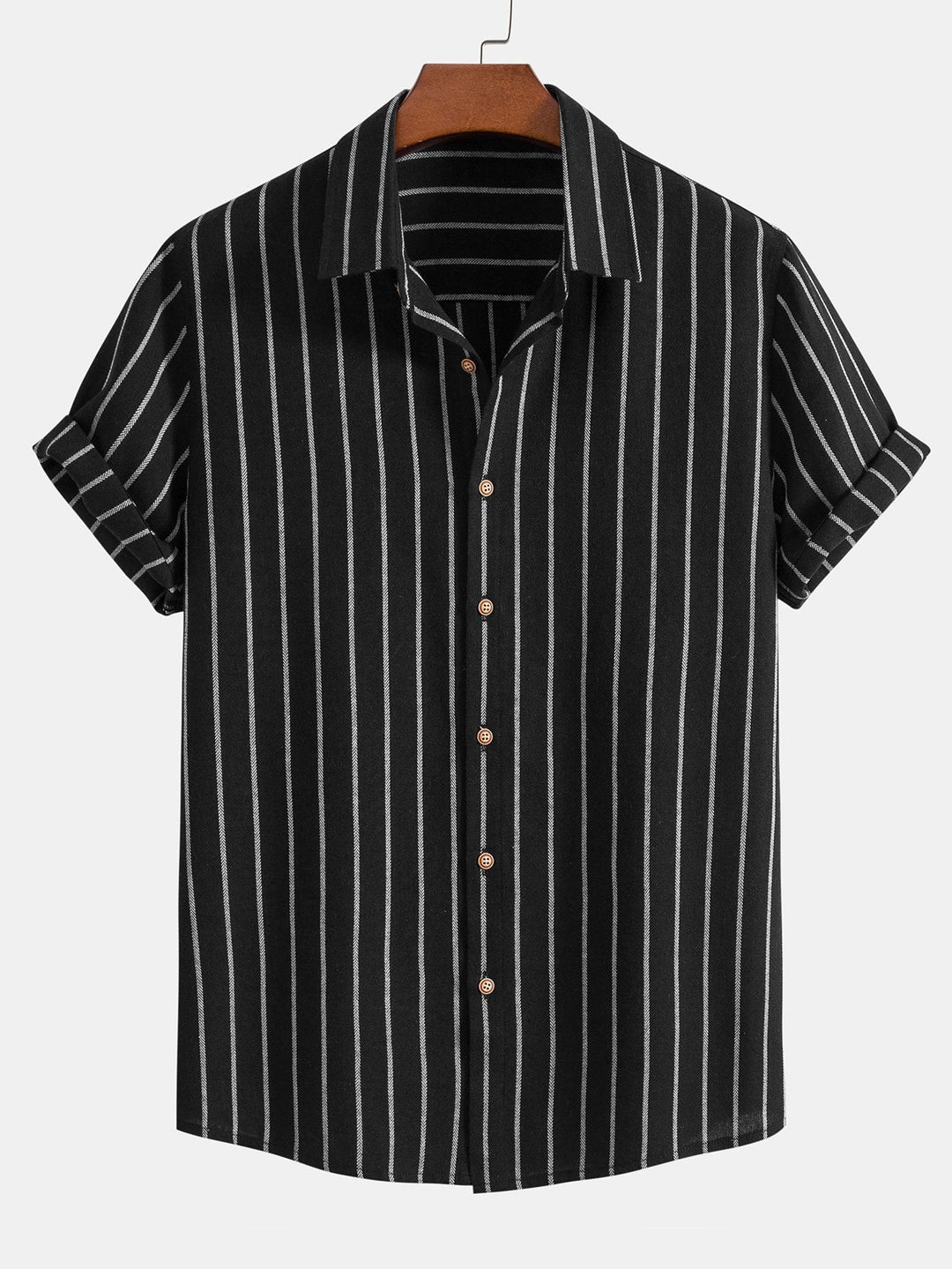 Jason | Cotton Brot Strangement Butt Up Shirt