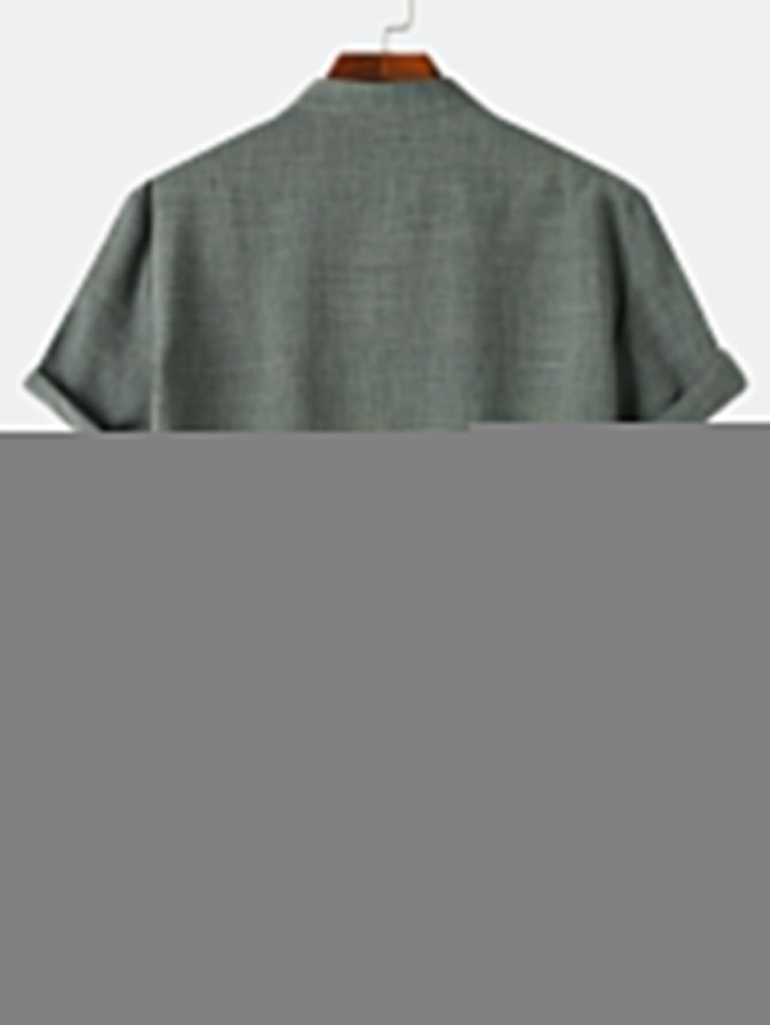 Pete | Short Sleeve Linen Henley Shirt