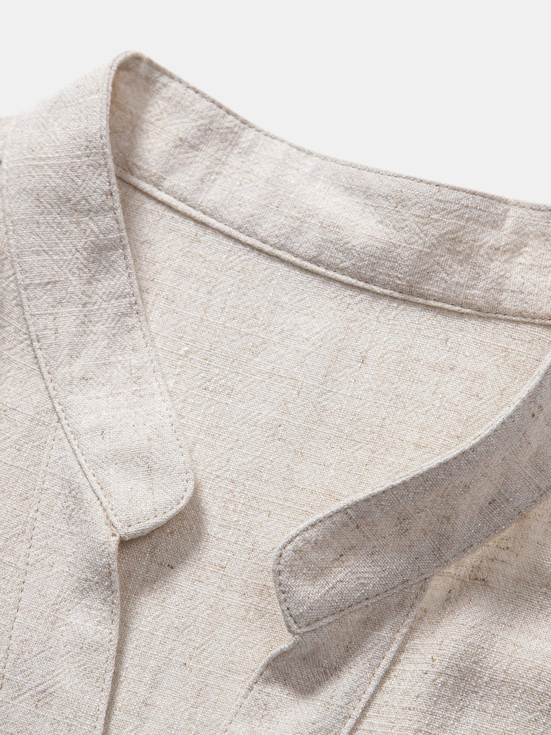 Tommy | Linen and Rayon V-Neck Short Sleeve Shirt