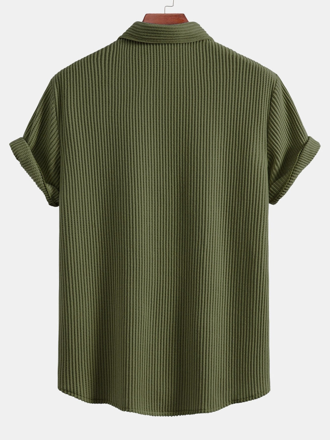 Shabazz | Button-Up Waffle Shirt