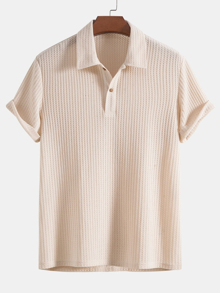 Dwyane | Knitted Waffle Polo