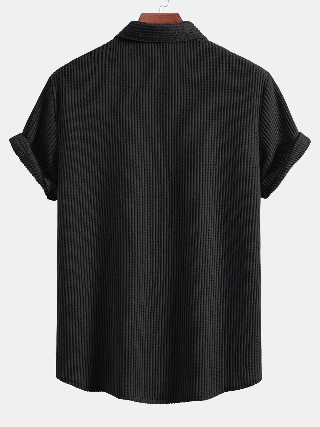 Shabazz | Button-Up Waffle Shirt