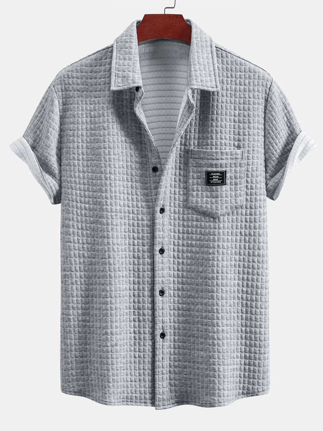 Ron | Korte Mouw Wafelshirt & Trekkoord Wafel Joggingbroek