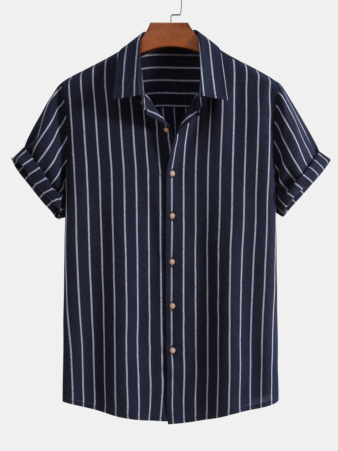 Jason | Cotton Brot Strangement Butt Up Shirt