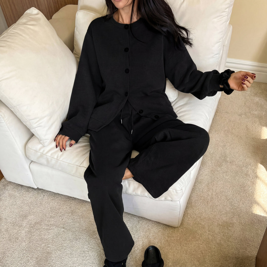 MAISIE™ | Relaxed Button-Up Two-Piece Set