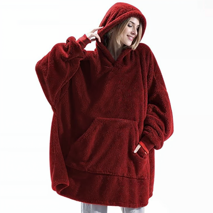 COZYCLOUD™ | Fleece-Lined Oversized Hoodie