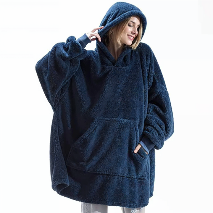 COZYCLOUD™ | Fleece-Lined Oversized Hoodie