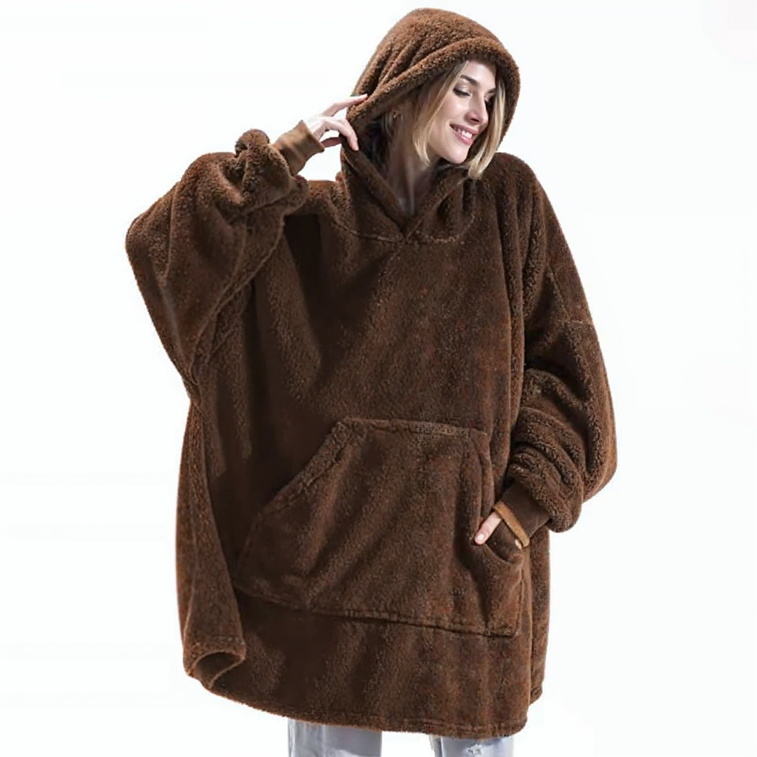COZYCLOUD™ | Fleece-Lined Oversized Hoodie