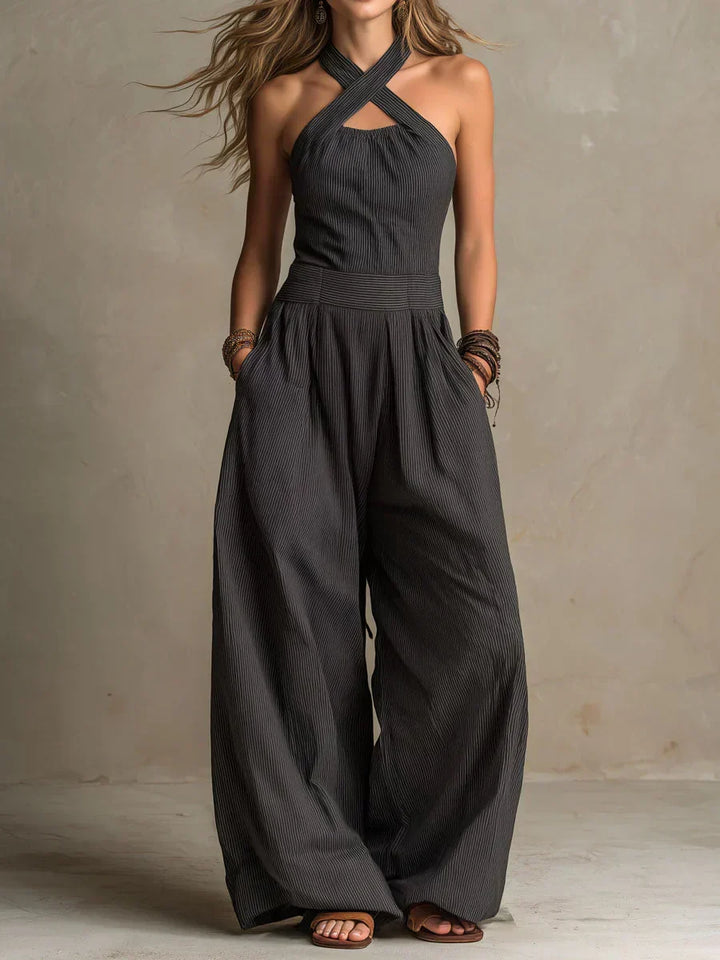 Adrianna | Elegant Jumpsuit with Crossed Neckline