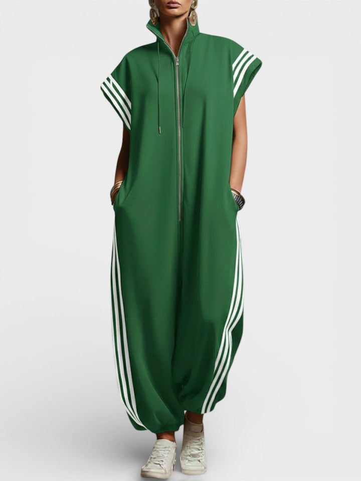 Valeria™ Zip Neck Jumpsuit