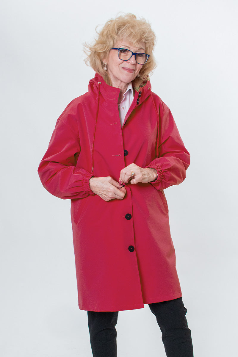 Rachel™ - Water-Resistant Oversized Hooded Windbreaker